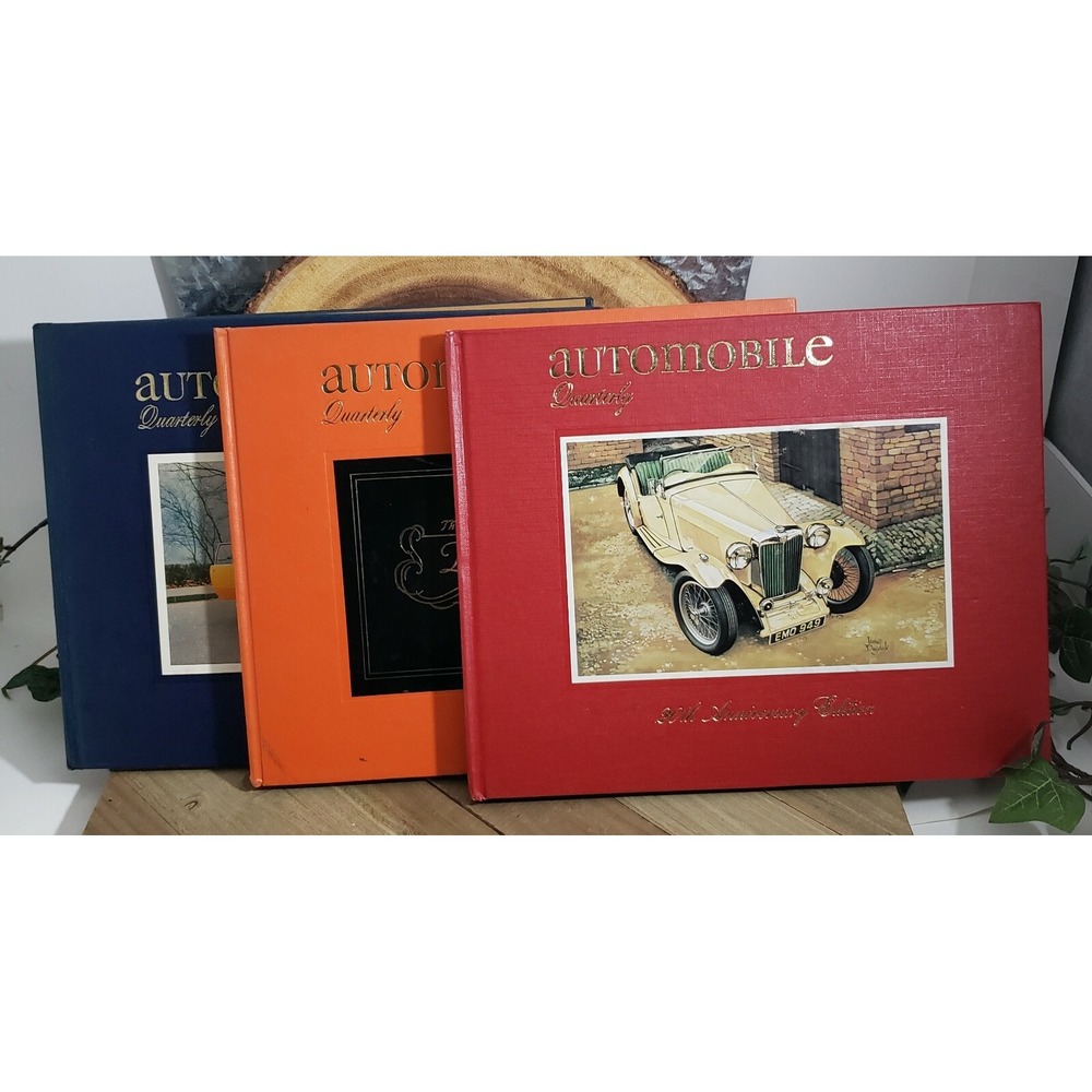 3 Issues of Automobile Quarterly Duesenburg - Pantera - 20th Anniversary Edition